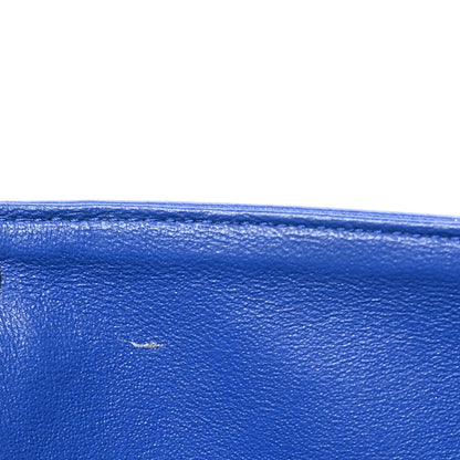 Chanel Lambskin Quilted Medium Double Flap Blue 11 of 11