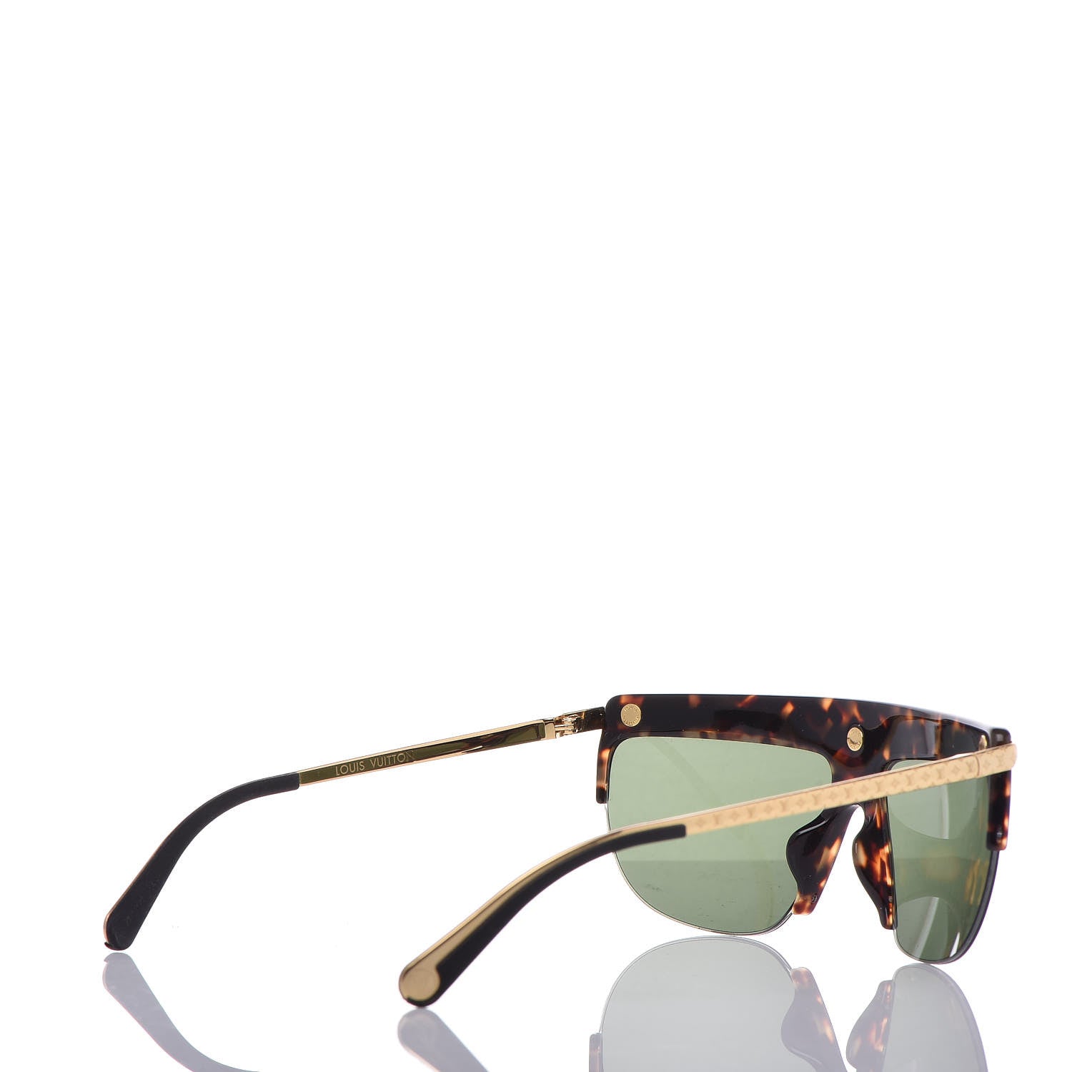 Louis Vuitton Acetate Sunglasses Z0977E Tortoise 4 of 6