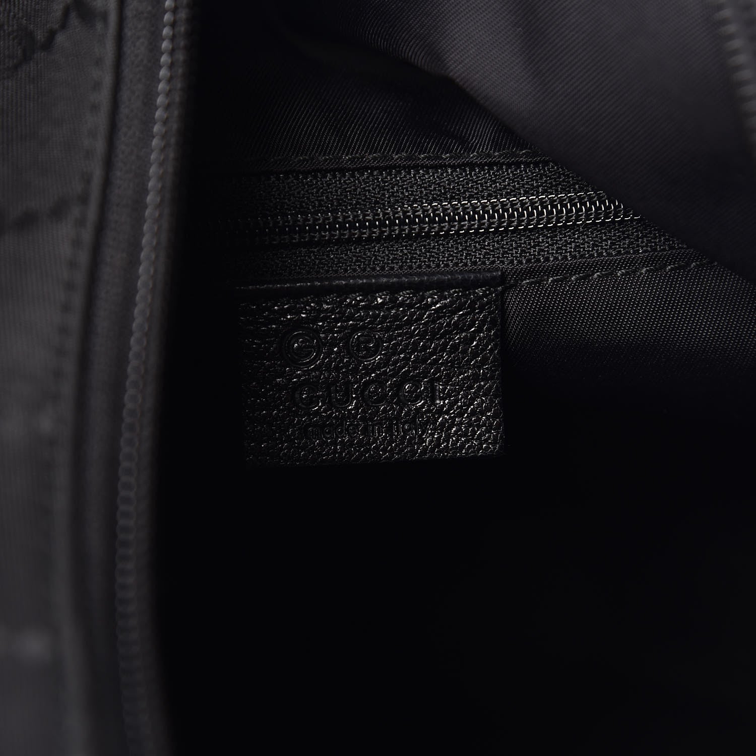 Gucci Nylon Monogram Large Hobo Black 7 of 8
