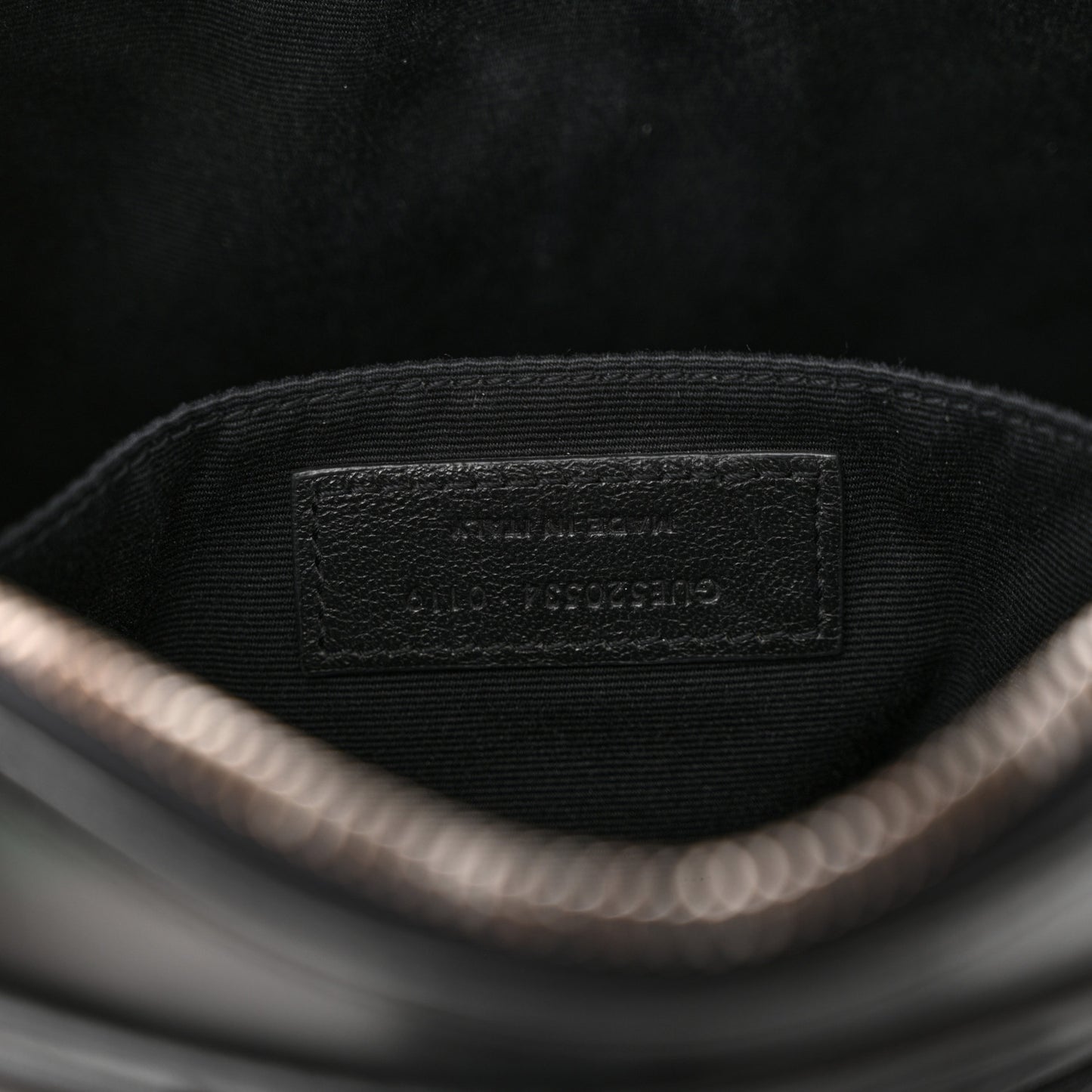 Calfskin Matelasse Monogram Lou Camera Bag Black