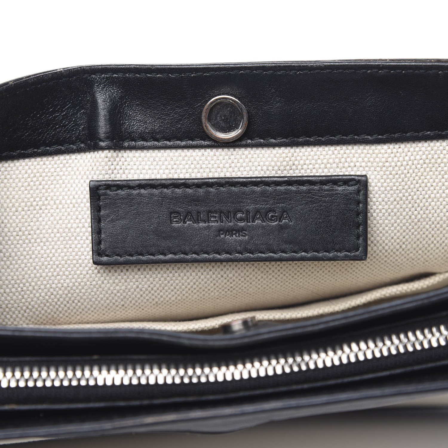 Balenciaga Cotton Canvas Pochette Crossbody Bag Black 6 of 18
