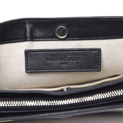 Balenciaga Cotton Canvas Pochette Crossbody Bag Black 6 of 18