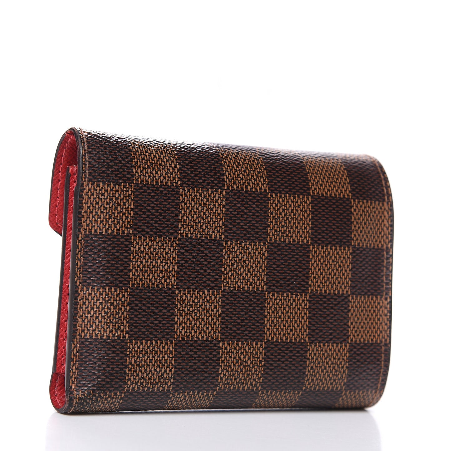 Damier Ebene Victorine Wallet Red