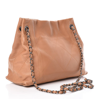Chanel Lambskin Small Soft Touch Shoulder Bag Camel 4 of 10