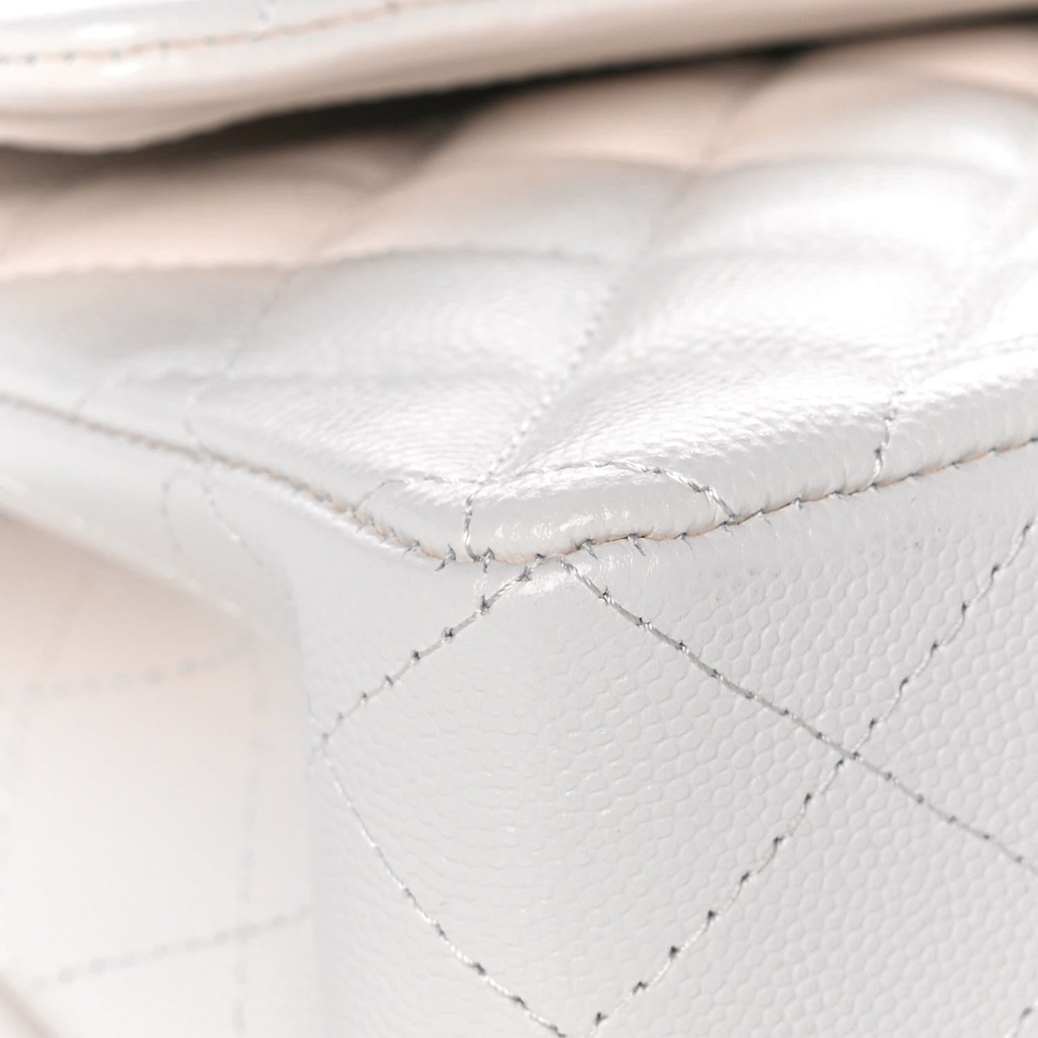 Chanel Caviar Quilted Small Double Flap White 9 of 13