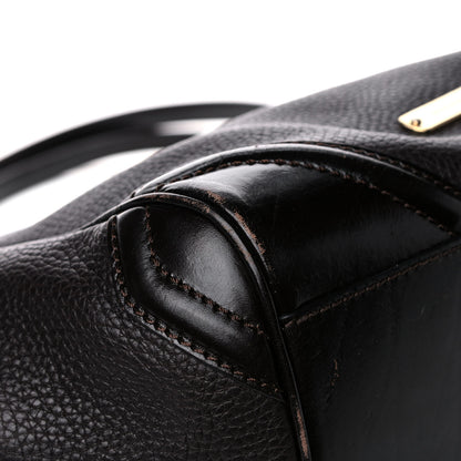 Burberry Grainy Calfskin Small Canterbury Tote Dark Chocolate 12 of 21
