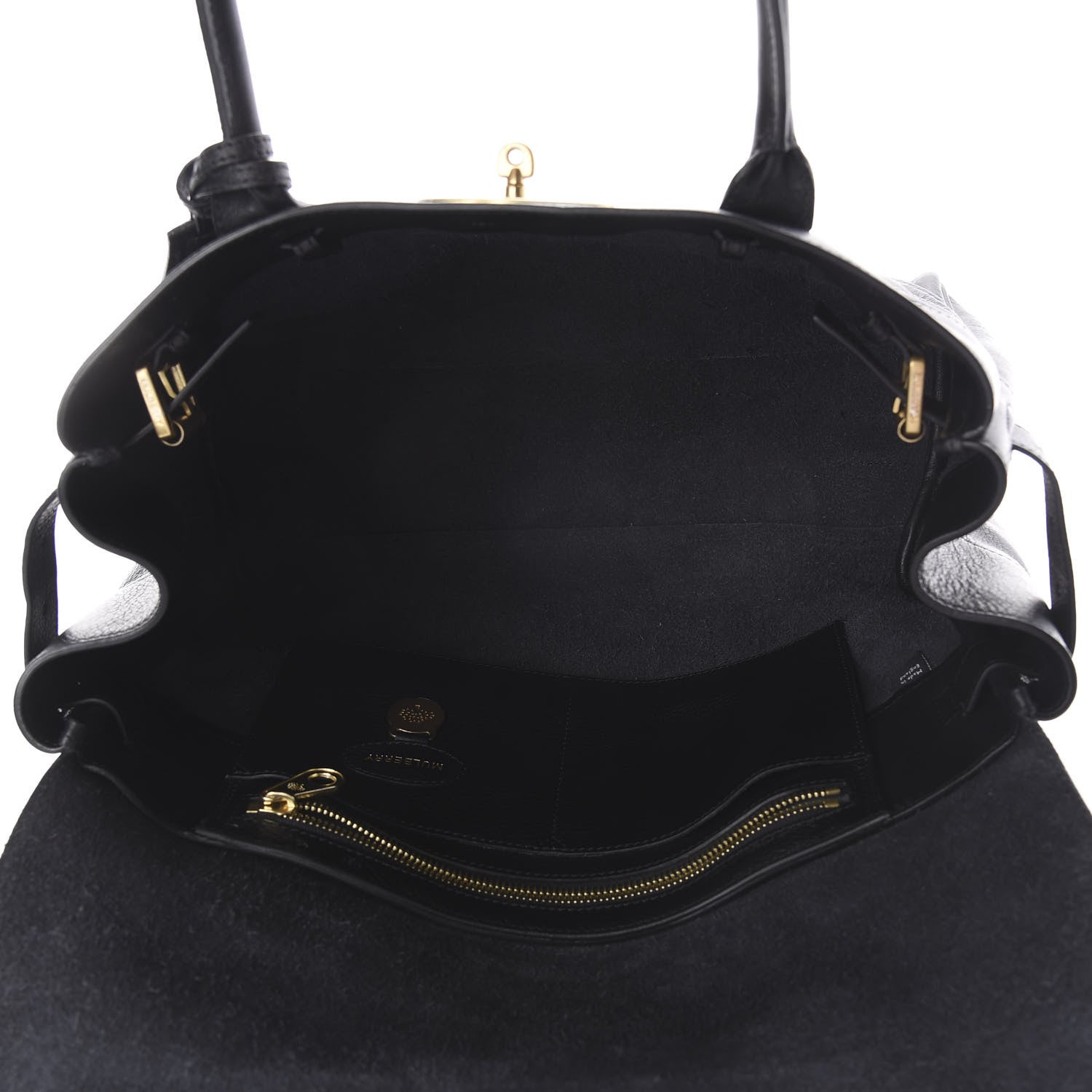 Mulberry Natural Leather Bayswater Black 4 of 9