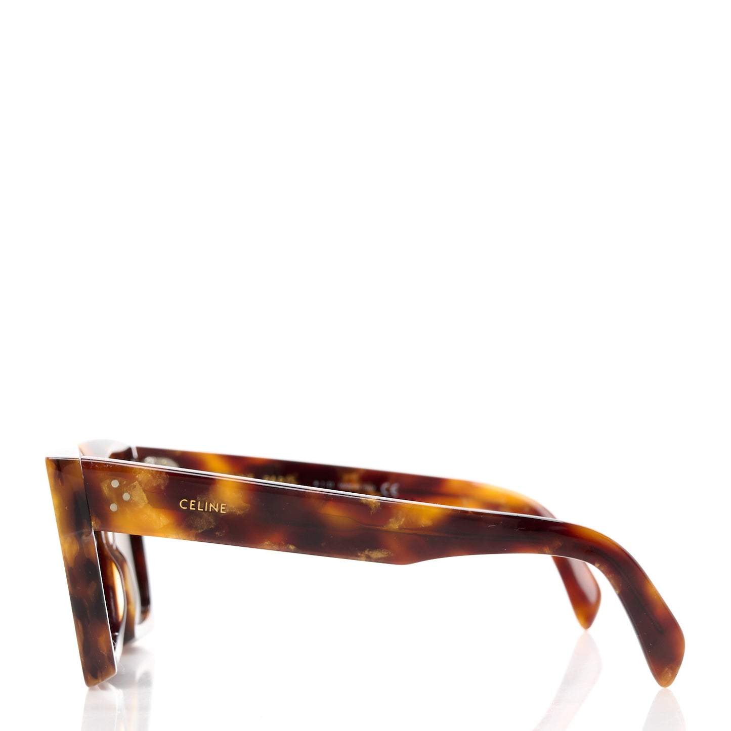 Acetate Square Sunglasses CL40130I Havana