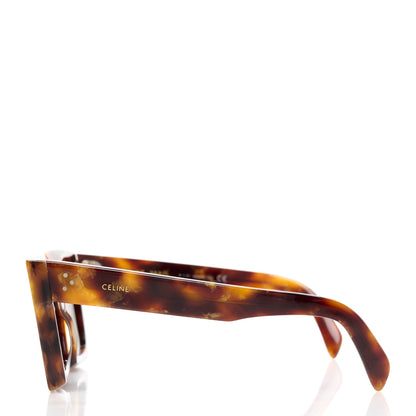 Celine Acetate Square Sunglasses CL40130I Havana 3 of 9