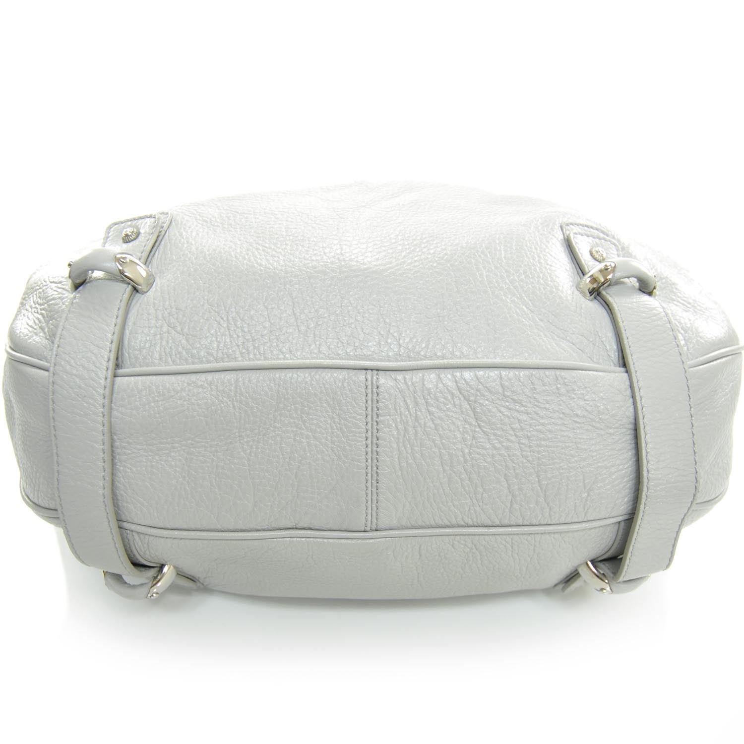 FASHIONPHILE SALVATOREFERRAGAMOLeatherLargeHoboGrey 4 of 8