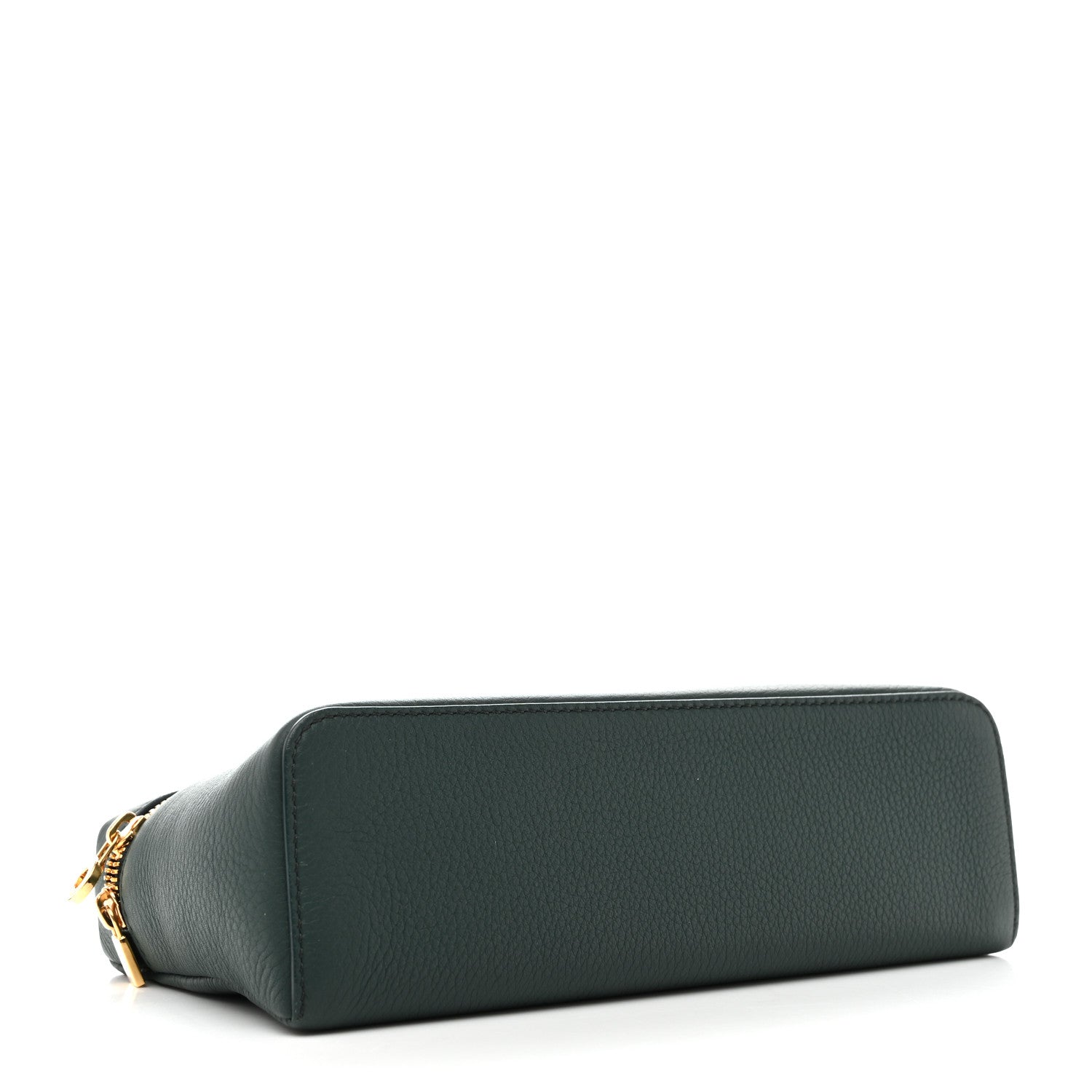 Loro Piana Grained Calfskin L19 Extra Pocket Pouch New Petrolio 4 of 9