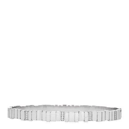 Christian Dior 18K White Gold Diamond Gem Dior Bracelet 2 of 4