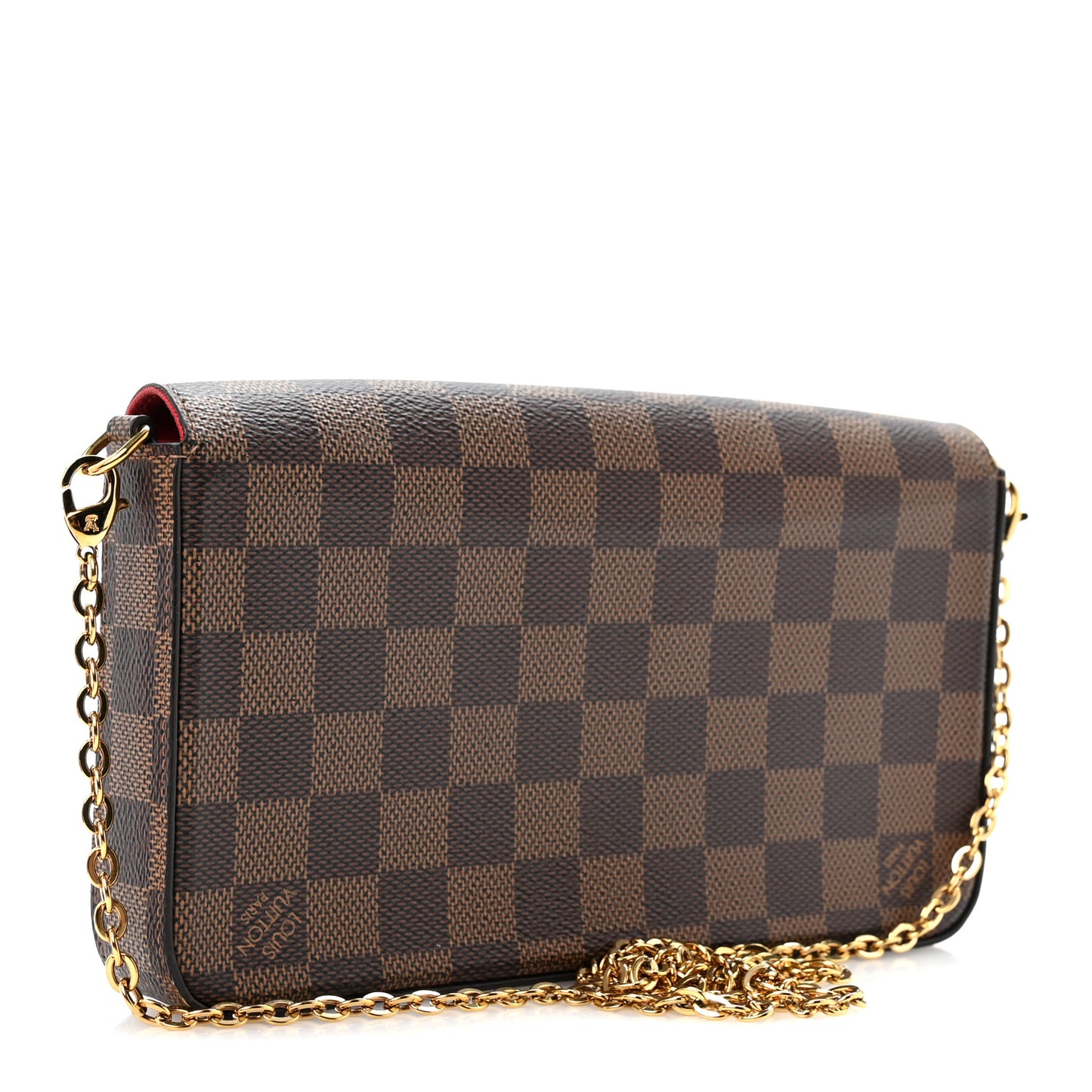 Damier Ebene Pochette Felicie Chain Wallet