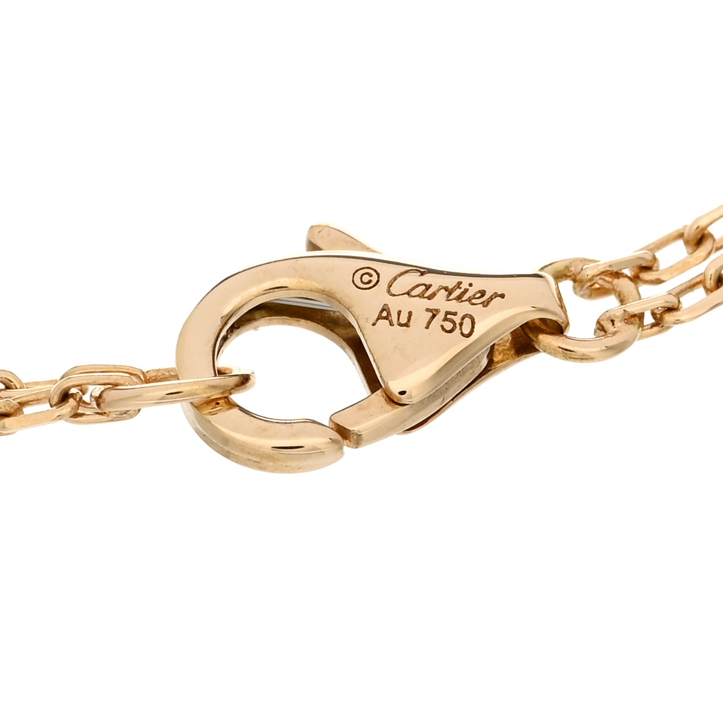 18K Yellow Gold Diamond LOVE Bracelet