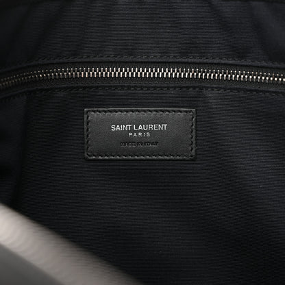 Saint Laurent Suede Flat Messenger Bag Black 6 of 15