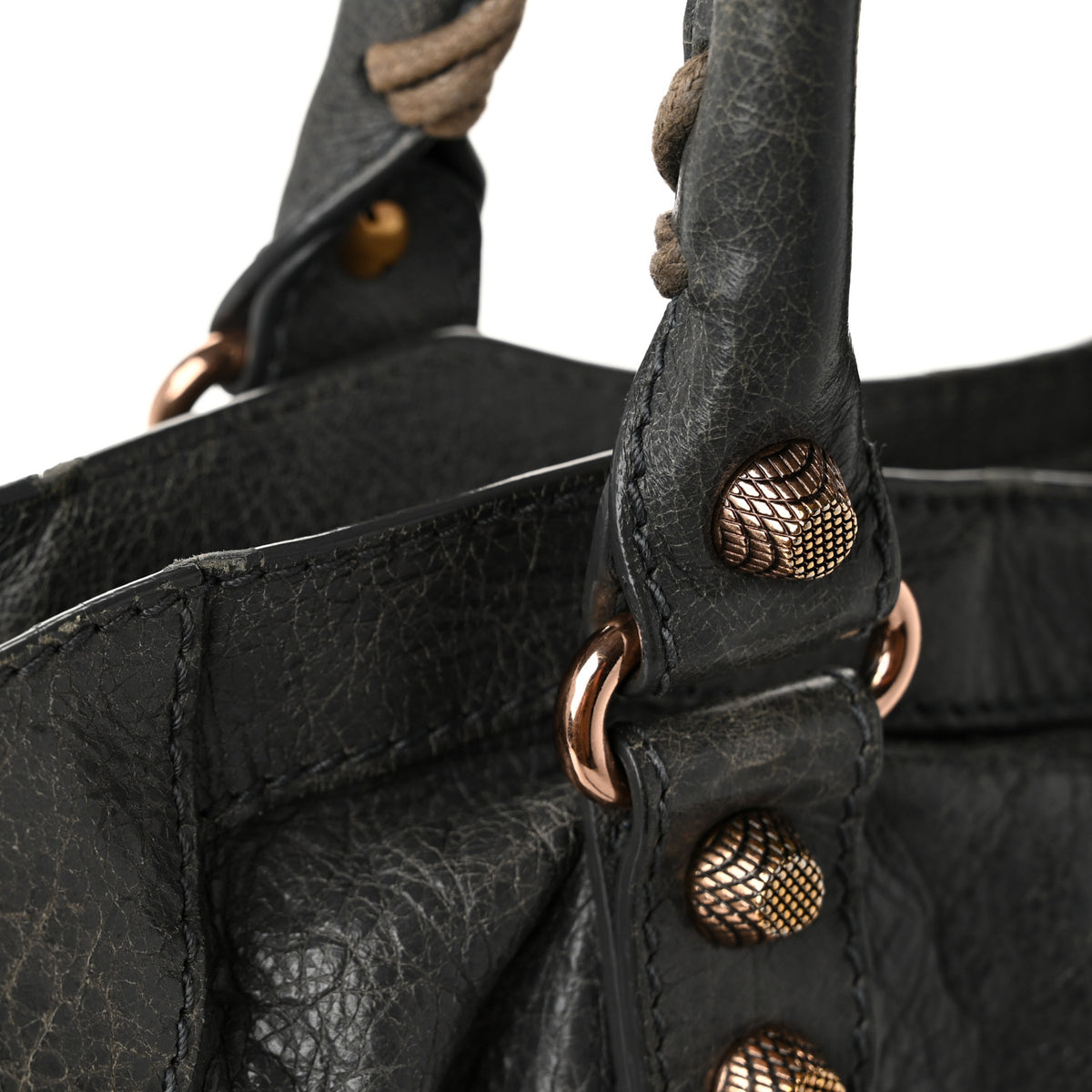 Agneau Giant 12 Rose Gold Hardware City Gris Tarmac