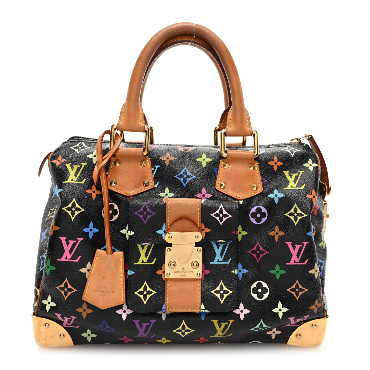 Louis Vuitton Monogram Multicolor Speedy 30 Black 1 of 16