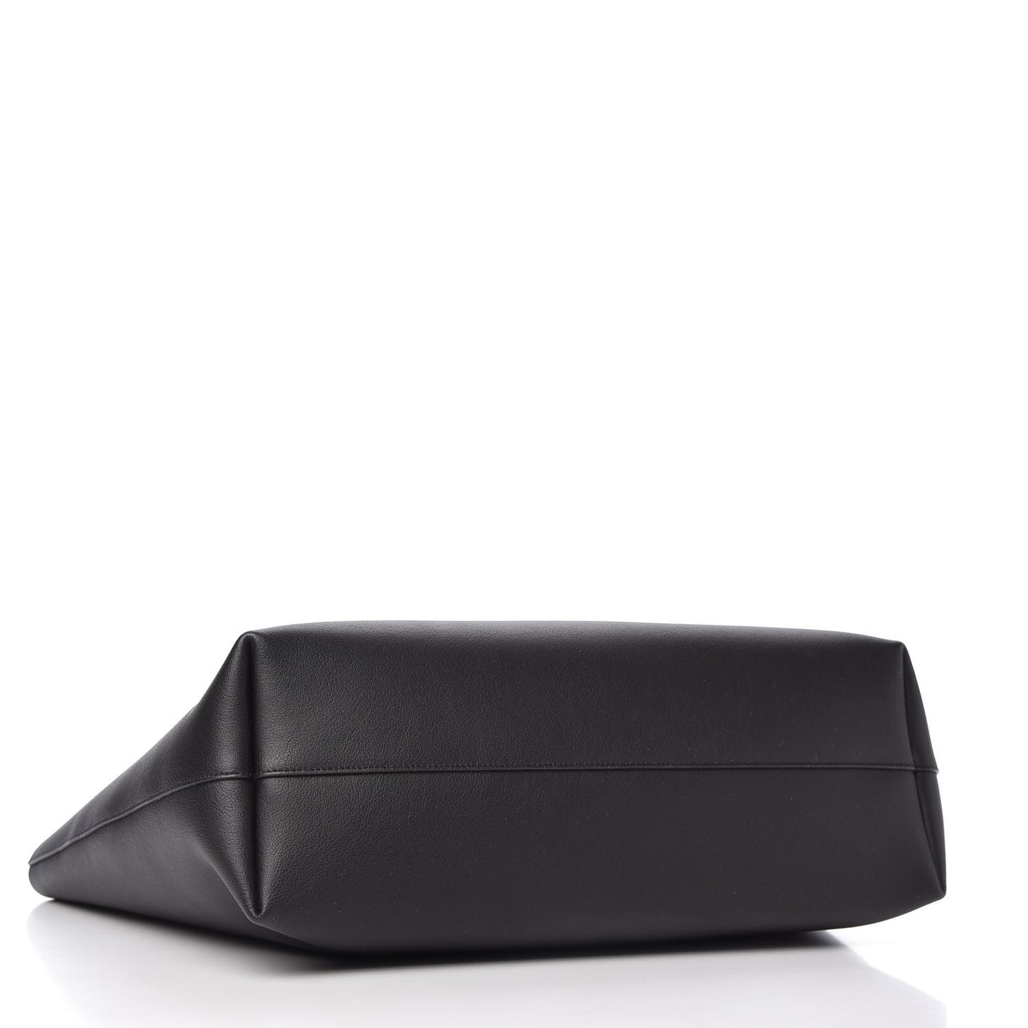 Calfskin Large Shopping Tote Black