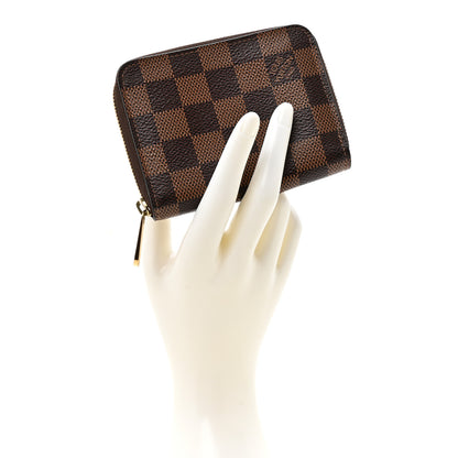 Louis Vuitton Damier Ebene Zippy Coin Purse 2 of 8