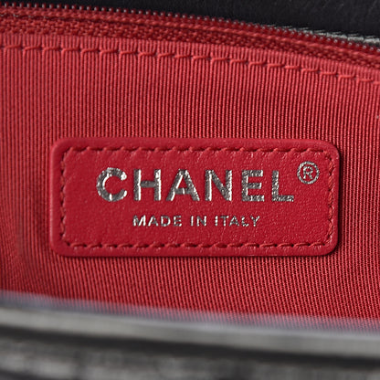 Chanel Aged Calfskin Chevron Quilted Medium Gabrielle Hobo Black 7 of 14