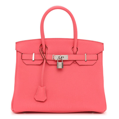 Hermes Togo Birkin 30 Rose Lipstick 1 of 13