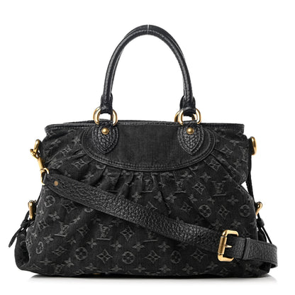 Louis Vuitton Denim Neo Cabby MM Black 1 of 20