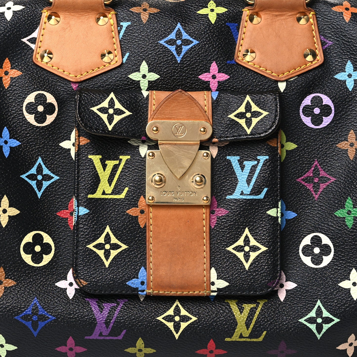 Monogram Multicolor Speedy 30 Black