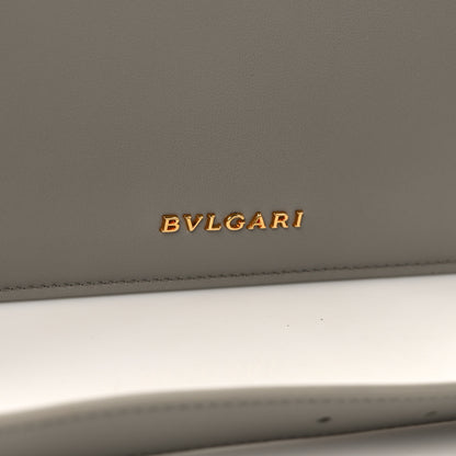 Bulgari Metropolitan Calfskin East West Maxi Chain Shoulder Bag Grey 9 of 10
