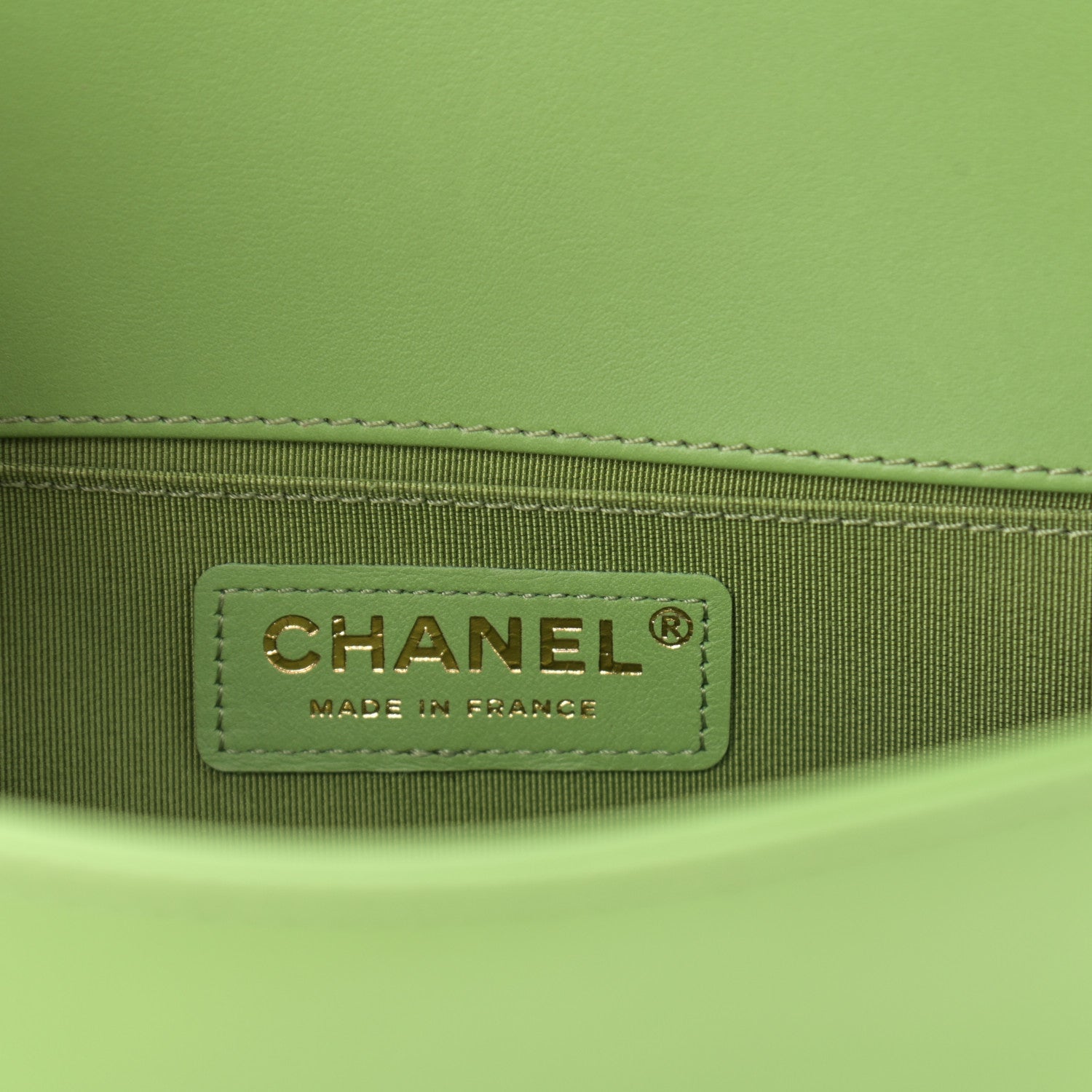 Chanel Calfskin Quilted Small Boy Flap Green 6 of 10