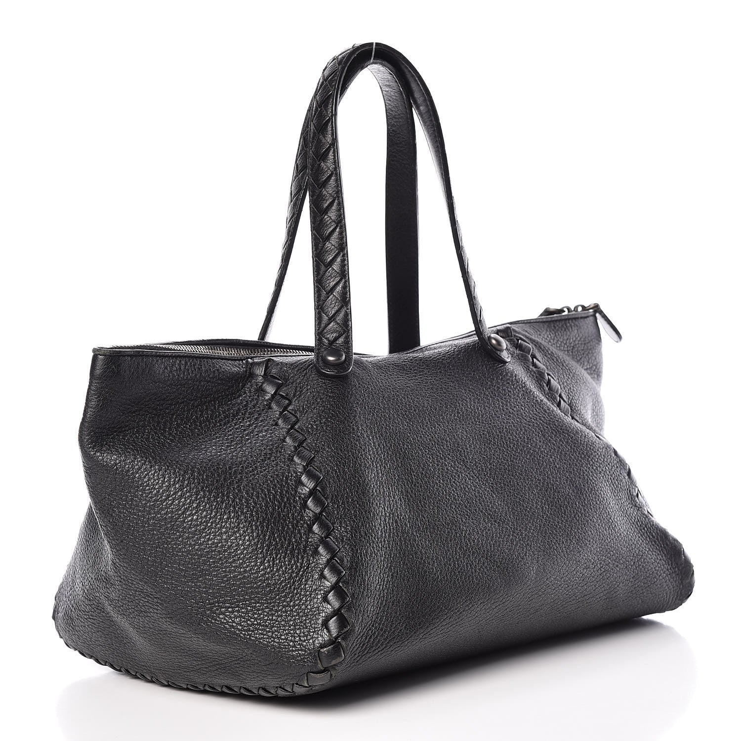 Bottega Veneta Cervo Intrecciato Tote Black 3 of 15