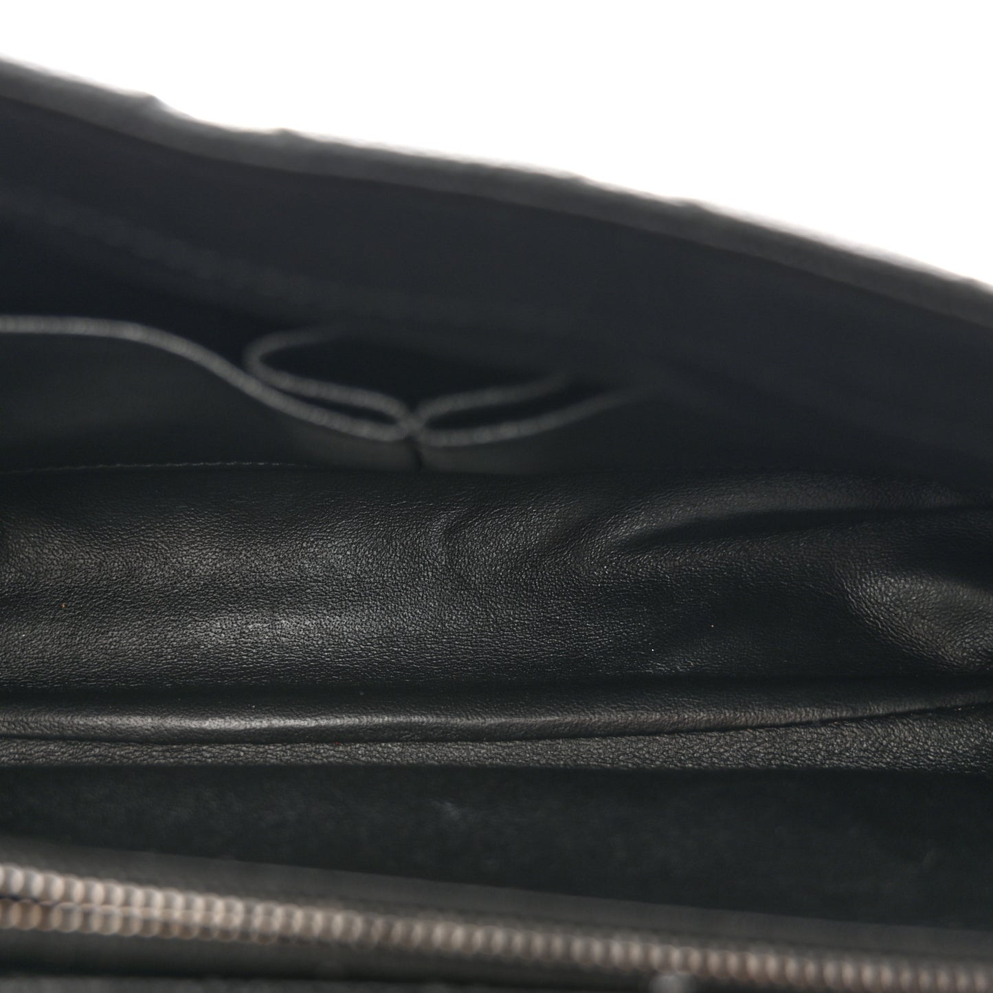 Caviar Lizard Embossed Quilted Small Coco Handle Flap Black