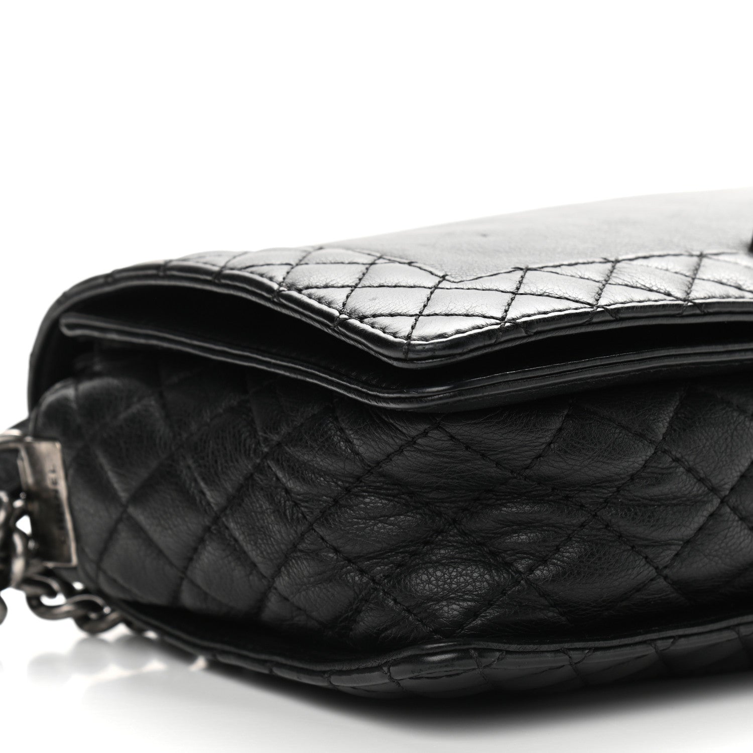 Chanel Calfskin New Medium Boy Reverso Flap Black 9 of 10