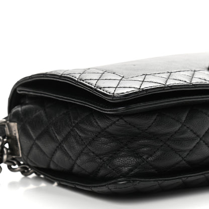 Chanel Calfskin New Medium Boy Reverso Flap Black 9 of 10