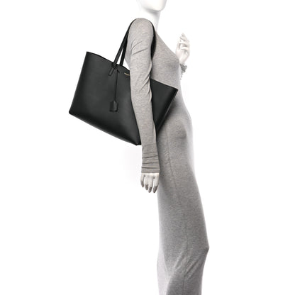 Saint Laurent Calfskin Large Shopping Tote Black 2 of 11