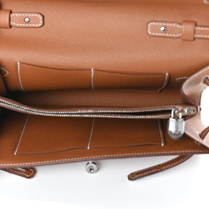 Hermes Epsom Kelly Wallet To Go Gold 5 of 9