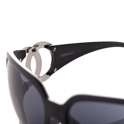 Chanel CC Sunglasses 6014 Black 6 of 8