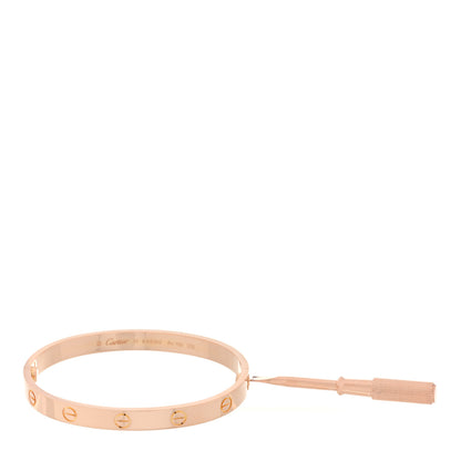 Cartier 18K Pink Gold LOVE Bracelet 17 4 of 5