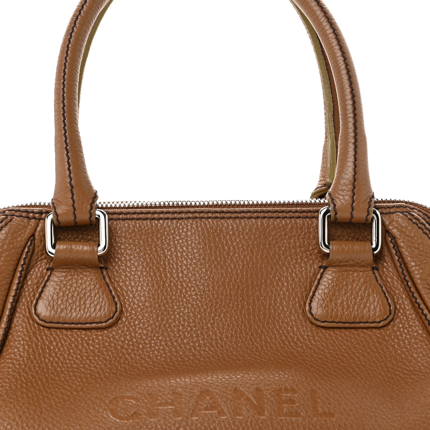 Calfskin Tassel Bowler Light Brown