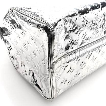 Louis Vuitton Monogram Miroir Speedy 35 Silver 8 of 9