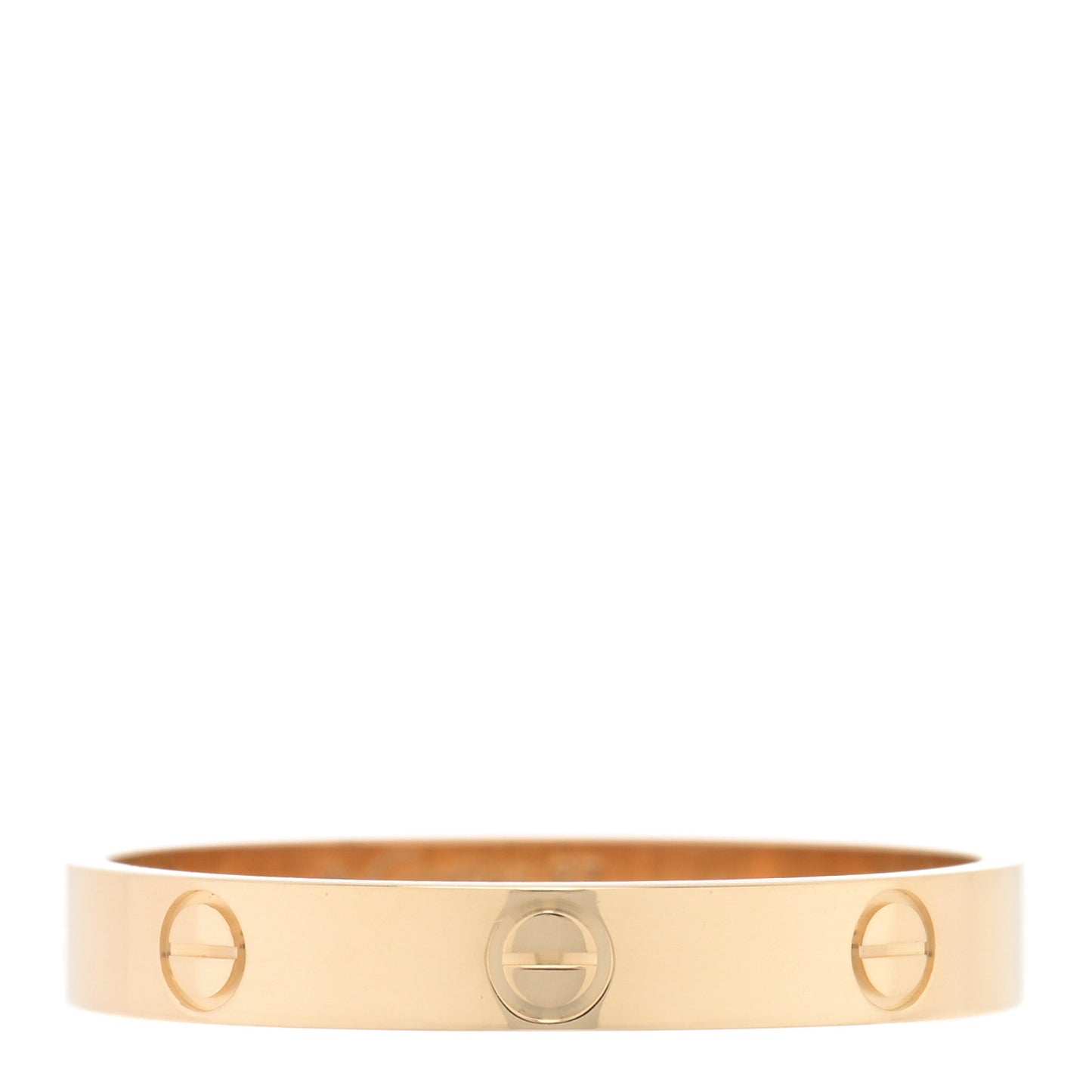 18K Yellow Gold 3.5mm LOVE Wedding Band Ring 67/11.75