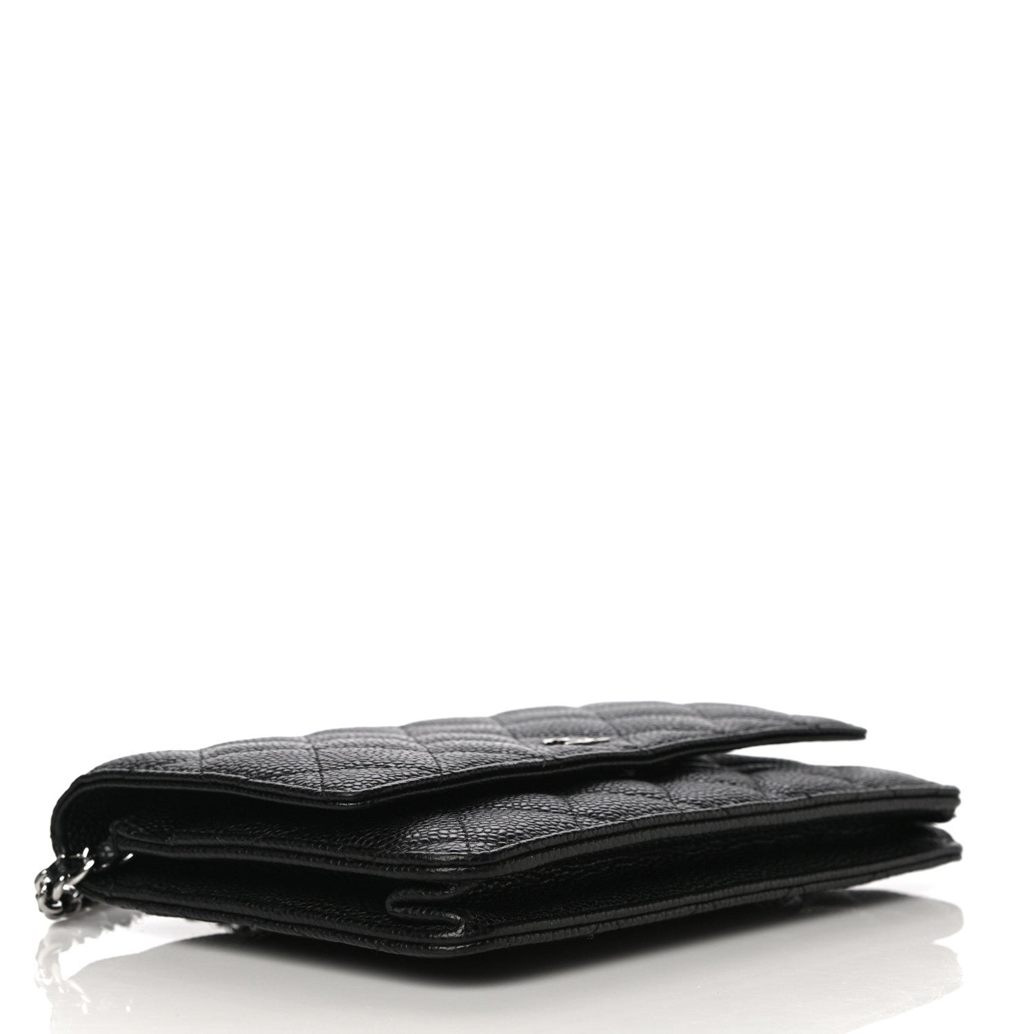 Chanel Caviar Quilted Wallet On Chain WOC Black 4 of 12