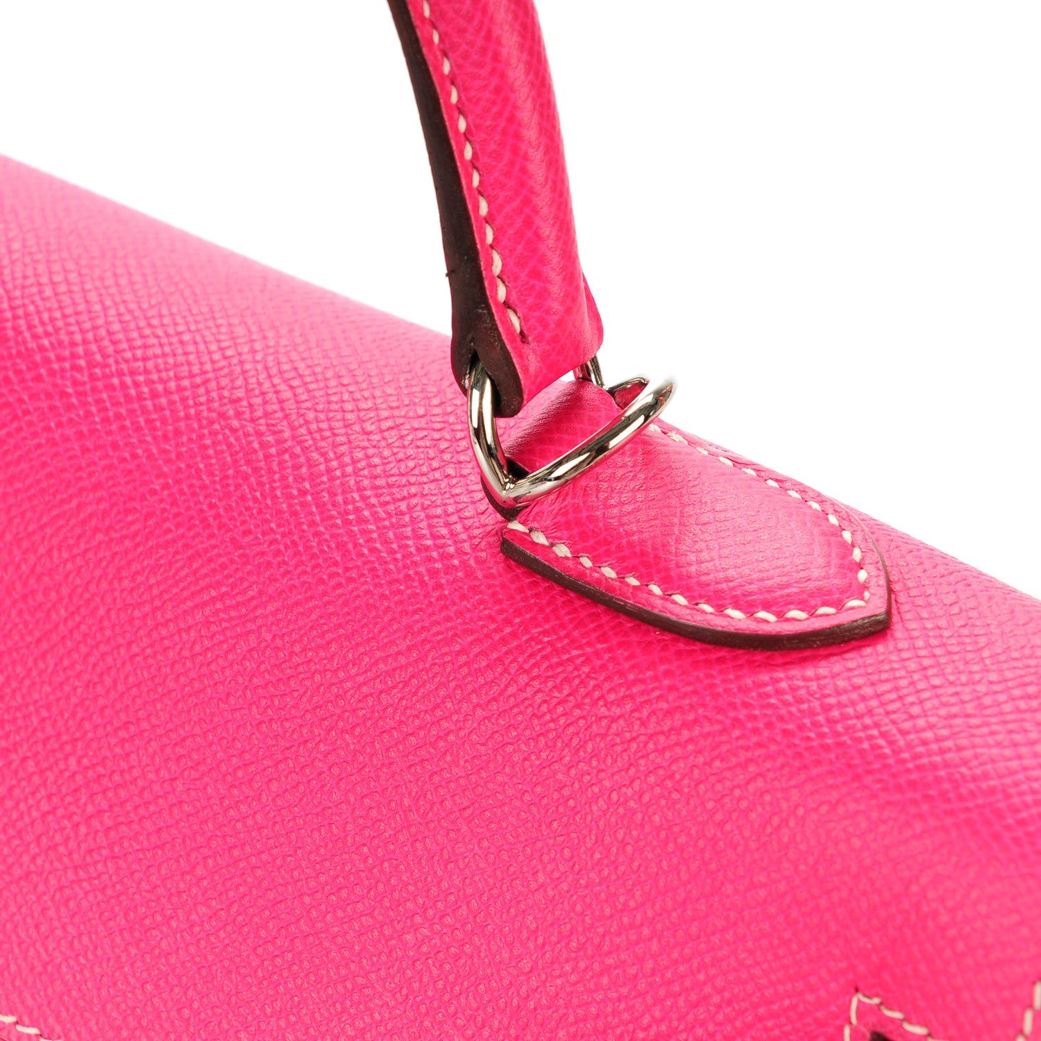 Hermes Epsom Candy Kelly Retourne 35 Rose Tyrien Rubis 17 of 23