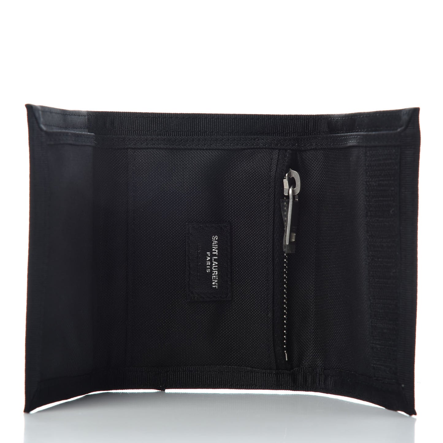 Nylon Constellation Print Tiny Buffalo Wallet Black
