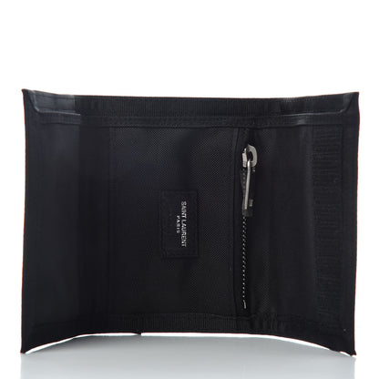 Saint Laurent Nylon Constellation Print Tiny Buffalo Wallet Black 5 of 6