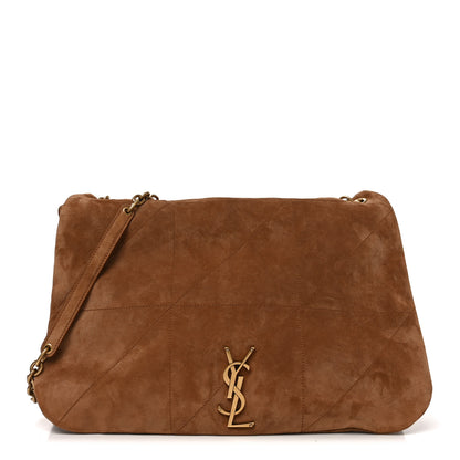 Saint Laurent Suede Matelasse Monogram Large Jamie 4.3 Snuff 1 of 10