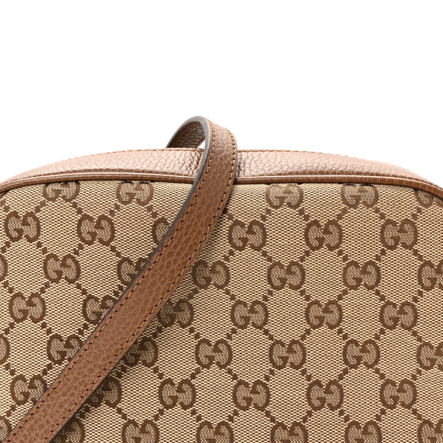 Gucci Monogram Mini Bree Messenger Bag Beige Tabacco 15 of 19