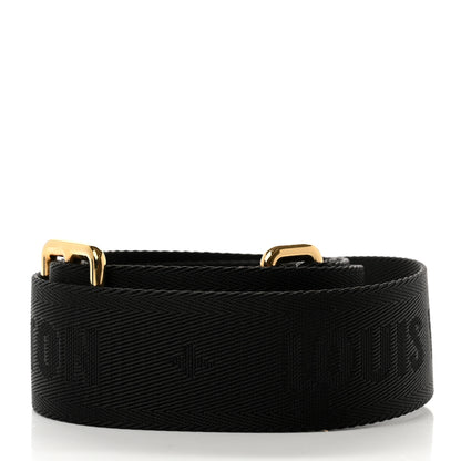 Louis Vuitton Nylon Petite Malle Souple Shoulder Strap Black 2 of 3