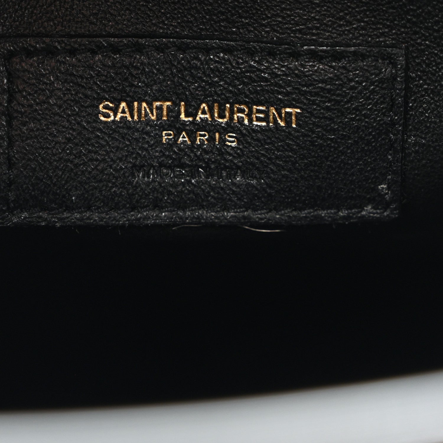 Saint Laurent Shiny Calfskin Medium Uptown Tote Black 6 of 14