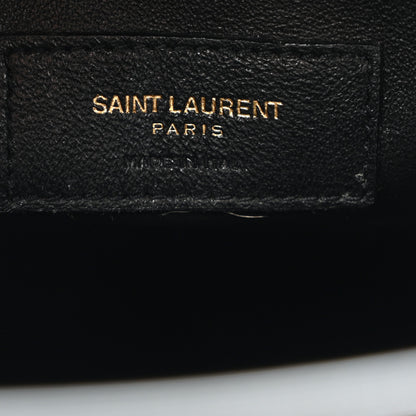 Saint Laurent Shiny Calfskin Medium Uptown Tote Black 6 of 14