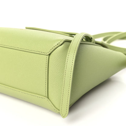 Celine Grained Calfskin Nano Belt Bag Vert D'eau 10 of 11